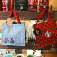 ราคา ส่งฟรี ลทบ. Starbucks Christmas bag X'mas Holidays 2019 Bag กระเป๋า Starbucks คริสต์มาส ของแท้ 100% (4610958199)