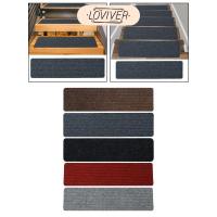 ราคา LOVIVER บันไดบันได 30x8in พรมบันไดพรมกันลื่นสําหรับขั้นตอนไม้ผู้สูงอายุสุนัข (28778752934)
