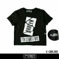 ราคา เสื้อยืดแขนสั้นเอวลอย 7th Street (190585466)