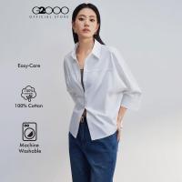 ราคา G2000 เสื้อเชิ้ตลำลองสำหรับผู้หญิง ทรง Diamond Shape รุ่น 4622372000 WHITE (29865341659)