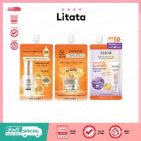 ราคา อะลิเซ่ ALESE Premium Horse Oil & Snail White Cream / Miracle Boostink Serum /Anti-Melasma Sunscreen (13932580841)