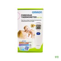ราคา ออมรอน เทอร์โมมิเตอร์วัดไข้ทางหน้าผาก รุ่น MC-720 [1 กล่อง] | Omron Forehead Thermometer MC-720 (23068995301)