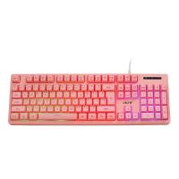 ราคา USB KEYBOARD OKER KB-789 PINK (23033570285)