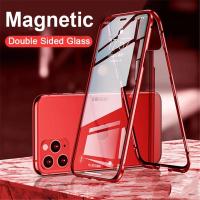 ราคา OPPO A16 A17 A17K A77 5G A79 A2 A95 4G A55 A54 A56 A58 A78 5Gพลิกกันกระแทกปลอกสองด้านกระจกนิรภัยเคสโทรศัพท์โลหะแม่เหล็กฮาร์ดป้องกันปกหลัง (24320723499)