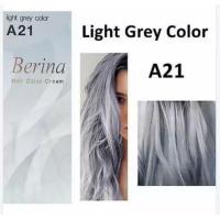 ราคา พร้อมส่งBerina A21 สีเทาอ่อน สีย้อมผมเบอรีน่า ครีมเปลี่ยนสีผม แฟชั่นสีผม (8554202949)