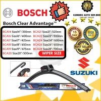 ราคา [1 ชุด] BOSCH CLEAR ADVANTAGE U HOOK WIPER SET สําหรับ SUZUKI SWIFT SX4 VITARA GRAND VITARA Wiper (52103628762)