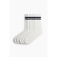 ราคา H&M(เอชแอนด์เอ็ม) ถุงเท้าแพ็ค 5 คู่ Men 5-pack socks 0647207_1 (53151677847)