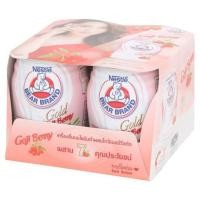 ราคา ตราหมี โกลด์ เครื่องดื่มนมไขมันต่ำผสมโกจิเบอร์รี่สกัด 140มล. x 24 กระป๋อง (3732335731)