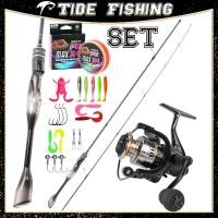 ราคา ชุดคันเบ็ดและรอกหมุน 2 8LB คันเบ็ดนุ่มและไวสูง พร้อมรอก เหยื่อตกปลา และสาย (55452262966)