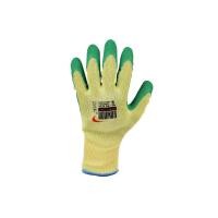 ราคา ถุงมือคอตตอนเคลือบยางธรรมชาติสีเขียว 9" รุ่น 9042 YAMADA (9718710333)
