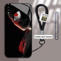 ราคา Vivo IQOO U1 U3 U20 Z5i U3X 4G U5X U10 U1X Z9X S16 Pro S17 S7 T S15 5G เคสกระจก สไปเดอร์แมน ขอบนุ่ม + สายคล้อง (50052351917)