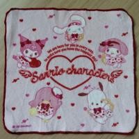 ราคา ผ้าเช็ดหน้า sanrio มือสอง ของแท้ 100% สีชมพู แดง สภาพดี 25x24 cm.My melody,Pochacco,Cinnamon roll sanrio (41024898802)
