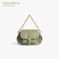 ราคา COCCINELLE กระเป๋าสะพายข้างมินิผู้หญิง รุ่น CAMPUS MINI CROSSBODY BAG 550101 สี GREENERY (42273544203)