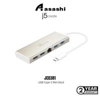 ราคา J5Create JCD381 USB Type-C Mini Dock (รองรับจอแสดงผลคู่) พร้อม Power Delivery (40850187815)