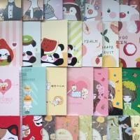 ราคา เลือกลายได้ พร้อมส่ง เซต 1 สมุดมีเส้น สมุดจดบันทึก สมุดโน๊ต โน้ตขนาดเล็ก รูปการ์ตูนแบบมีเส้น ขนาด 8.5*12ซม (4436704402)