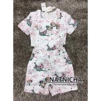 ราคา จั้มขาสั้นป้ายNatnicha ไซส์S มือ1ป้ายห้อย (754231280)
