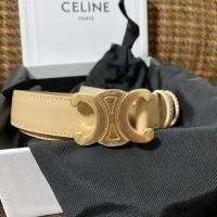 ราคา celine belt สุดฮิต สีเบจ ( SABLE BLANC)แท้ (19261500424)