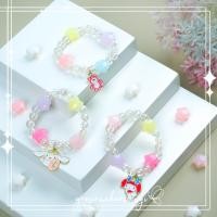 ราคา Sanrio Mote สร้อยข้อมือจี้ตัวละครเหล็กLotso Melody Cinnamoroll คริสตัลดาวลูกปัดสร้อยข้อมือลูกปัดสร้อยข้อมือคู่ Bestie เกาหลีน่ารักยืดหยุ่น (29187910961)