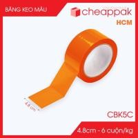 ราคา CBK5C - Combo เทปสี 4.8 ซม. 3 ม้วน 1กก./6 ม้วน - สีส้ม - เทปบรรจุ -C.BK5C (55152215316)