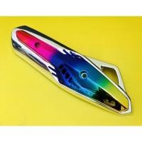 ราคา กันร้อนท่อ Click125i ,Click125i 2011-2014 ,PCX125 2011-2014 ชุบ/รุ้ง อย่างดี(SK) กันร้อนท่อpcx125 กันร้อนท่อคลิก125i (24510564839)