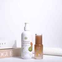 ราคา (ส่งฟรี) เซตผมสวย ผมยาวไว เร่งผมยาว | แชมพูทีกู๊ด 200ml.+น้ำตบผม30ml. (แถมฟรีลิปสติก) (9775085697)