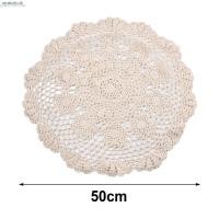 ราคา [ในสต็อก] ผ้าปูโต๊ะลูกไม้กลมเล็กวินเทจโครเชต์ผ้าฝ้ายผ้าปูโต๊ะลายดอกไม้ 50 ซม. ตกแต่ง (29255546052)