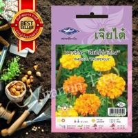 ราคา เมล็ดพันธุ์ ดาวเรือง เจียไต๋รุ่งเรือง Marigold seedเจียไต๋ 0.5 กรัม 156 เมล็ด (9880731515)