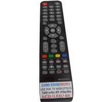 ราคา Remote TV WORLDTECH ใช้งานกับทีวี World tech ใช้งานง่ายแค่ใา่ถ่านก็สามารถใช้งานได้เลย ฟังก์ชั่นครบ (28210529568)