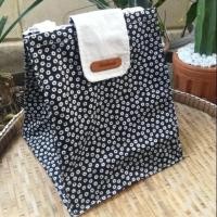 ราคา พร้อมส่ง กระเป๋าผ้า กระเป๋าใส่กล่องข้าว งานแฮนด์เมด (3148661808)