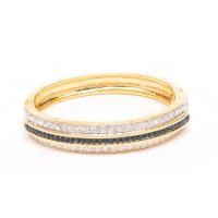 ราคา W-Jewelry กำไล ข้อมือประดับคริสตัล Austria และ พลอย สีนิล รุ่น B0223 (172178186)