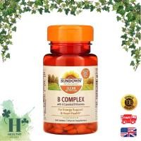 ราคา พร้อมส่ง Sundown Naturals B-Complex วิตามินบีรวม 100 เม็ด (27513953873)