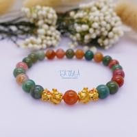 ราคา เบบี้ปี่เซี๊ยะผ่านการทำพิธีปลุกเสกที่ฮ่องกง X กำไลหยกห้าสีแท้ 100% ขนาด 6 มิล เสริมมงคลเสริมดวง สวมได้ทั้งชายและหญิง (25470052582)