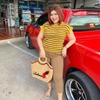 ราคา ✺Spinny House กางเกง7ส่วน‼️เอว34-36‼️ ผ้าโรเชฟ ซิบหน้า ตีเกร็ดหน้าผ้าหนาทรงสวย กางเกงโรเซฟ ชักไม่เป็นขุย กางเกงสาวอว (3893552046)