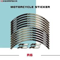 ราคา Motorcycle reflective decorative waterproof color stickers for YAMAHA YZF R6 YZF1000 YZF-R6 (45952874064)