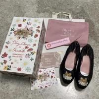 ราคา [Sz 37] Ploy Chava x Oandb Daisy Forest Collection รองเท้าบัลเล่ต์ รองเท้าคัชชู หนังแกะแท้ o&b ploychavaxoandb (19860525169)