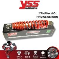 ราคา โช๊คหลัง MIO FINO CLICK ICON ZINE/RED สูง 300 mm. โช๊คอัพ YSS แท้ สำหรับ ฟีโน่ มีโอ คลิ๊ก ไอคอน ซิงค์/แดง โช้ค แท้100% (27568553399)