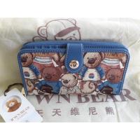 ราคา กระเป๋าสตางค์ใบยาว สีน้ำเงิน น้องหมี (2308273371)