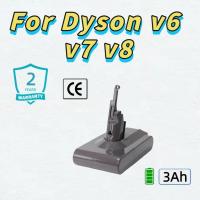ราคา รับประกัน 2 ปี แบตเตอรี่ 3Ah 21.6V ใช้กับ Dyson V6 V7 V8 (46603838134)