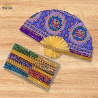 ราคา พัดผ้า ลายไทย พัดช้าง ขนาด 10 นิ้ว (26388723747)