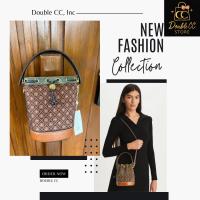 ราคา ปรับราคาลงสุดคุ้ม! กระเป๋าทรงถังสุดหรู ดีไซน์ T Monogram ตัดแต่งด้วยขนลูกวัวพิมพ์ลายและหนังคุณภาพดี (40670467336)