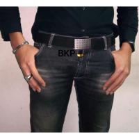 ราคา เข็มขัดผ้าแคนวาสแบบหนา BKP Mens Canvas Belt (917747528)