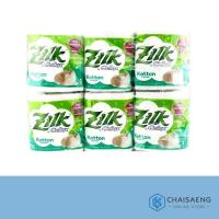 ราคา (แพ็ค 12 ม้วน) Zilk by Cellox Kotton Tissue ซิลค์ บาย เซลล็อกซ์ คอตตอน กระดาษทิชชู่ม้วนเดี่ยว (6337978373)