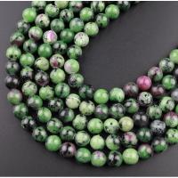 ราคา Natural Ruby Zoisite 4mm 6mm 8mm 10mm Round Beads 15.5" Strand (23789636264)