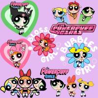 ราคา The Powerpuff Girls Cute DIY Heat Transfer Laundry Stickers Hot Stamping Fabric Decor Stickers (29329390056)