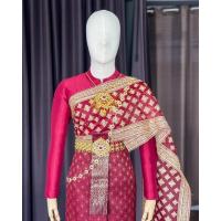 ราคา ชุดไทยศิวาลัยสีแดงเพลิง ชุดไทยแต่งงาน ชุดเจ้าสาว (17975077553)