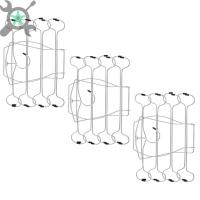 ราคา 3 แพ็คเสื้อกล้ามแขวน 8 ชั้นกีฬา Bras ผู้ถือพับ Bra แขวนประหยัดพื้นที่กีฬา Bra Organizer สแตนเลส SHOPCYC2925 (40723447803)