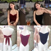 ราคา เสื้อโซ่คล้องคอ(สายโซ่ปรับสายได้) โชว์หลังผ้ากลิตเตอร์วิ้งวิ้ง (23349835515)