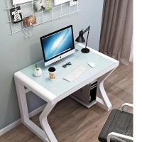 ราคา เสริมกระจกนิรภัยโต๊ะคอมพิวเตอร์ในครัวเรือนเดสก์ท็อปโต๊ะเรียนที่เรียบง่ายคอมพิวเตอร์โต๊ะห้องนอนประหยัดโต๊ะ (54351944096)
