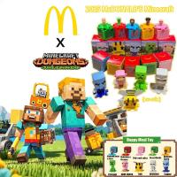 ราคา 2025 McDONALDS Minecraft ตัวละคร Building Blocks ชุดเกม Minecraft ภาพยนตร์ Happy meal Mcdonalds สําหรับชายหญิงเด็ก (27683899486)