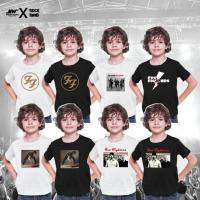 ราคา Baju Band Kanak เสื้อยืดเด็กวงคุณภาพระดับพรีเมียม / Foo Fighter Band (43327489908)